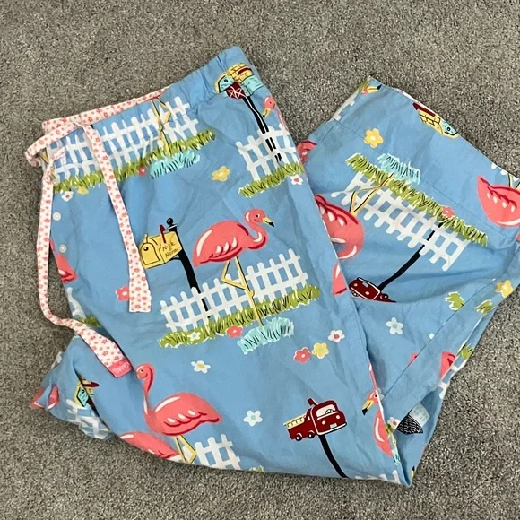 Vintage Nick and Nora Cropped Pajama Bottoms size XXL - Picture 9 of 9